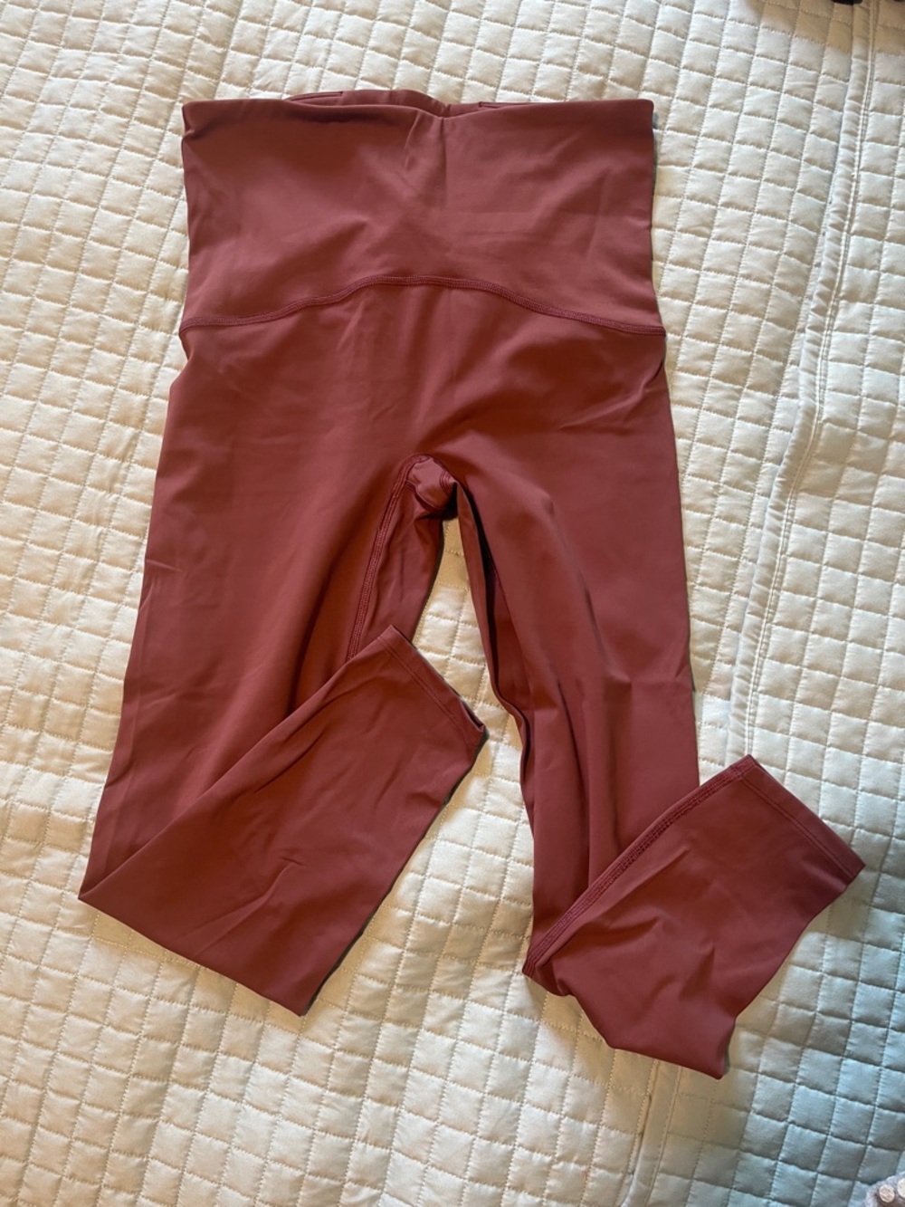 SPANX High-Waist Seamless Leggings - Mauve Plum